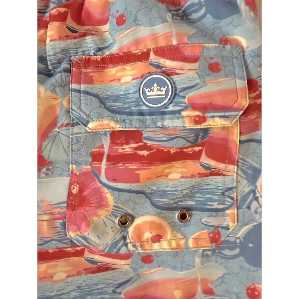 Peter Millar Men's M Tropical Swim Shorts Tequila Sunrise trunks summer - Picture 4 of 7